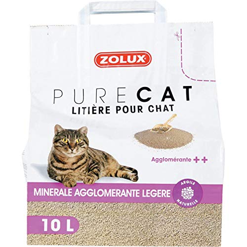 Zolux Pure Cat Katzenstreu, mineralisch klumpend ++ leicht, 10 l Zolux Pure Cat Katzenstreu, mineralisch klumpend ++ leicht, 10 l von Zolux