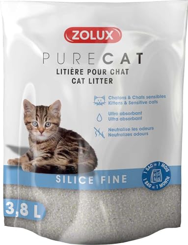 Zolux Purecat Kieselsteinstreu, fein, 3,8 l Zolux Purecat Kieselsteinstreu, fein, 3,8 l von Zolux