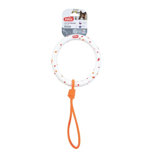 Zolux Ring mit schwimmendem Seil, 18 cm, aus TPU, Spielzeug für Hunde Zolux Ring mit schwimmendem Seil, 18 cm, aus TPU, Spielzeug für Hunde von Zolux