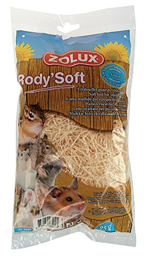 Zolux Rody Soft Nussbett aus Naturholz, 25 g von Zolux