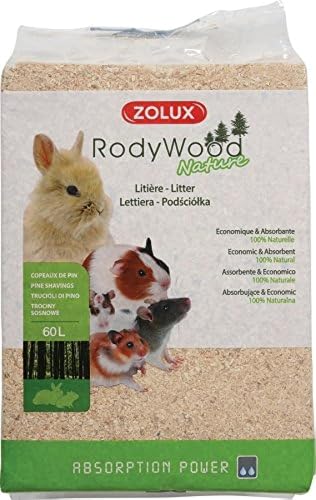 Zolux Rodywood Nature Katzenstreu, 60 l von Zolux