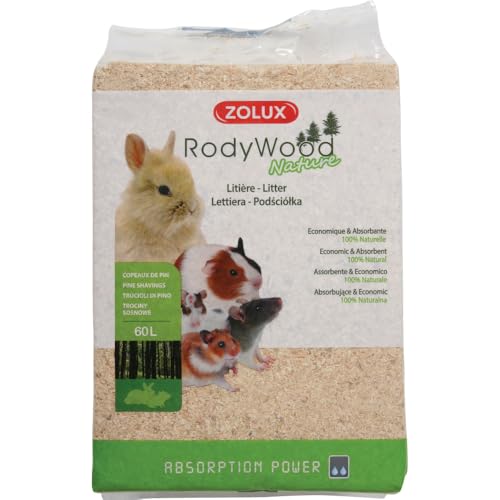 Zolux Rodywood Nature Katzenstreu, 60 l von Zolux