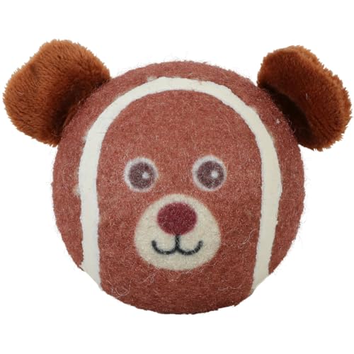 Zolux - Tennisball Ø 8 cm in Tierform mit Bärenkopf für Hunde Zolux - Tennisball Ø 8 cm in Tierform mit Bärenkopf für Hunde von Zolux