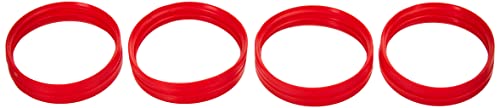 Zolux ZO-206031 – 4 Ringe für Rody-Rohre Farbe Rot Größe ø 6 cm für Nager – ZO-206031 von Zolux