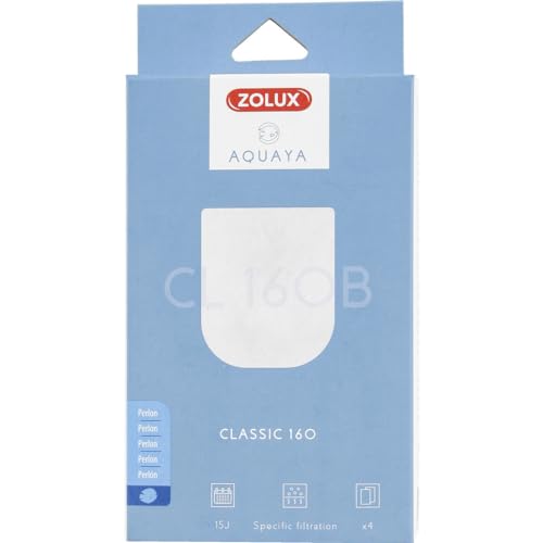 Zolux ZO-330216 Perlonfilter CL 160 B x 4 für Aquarien von Zolux