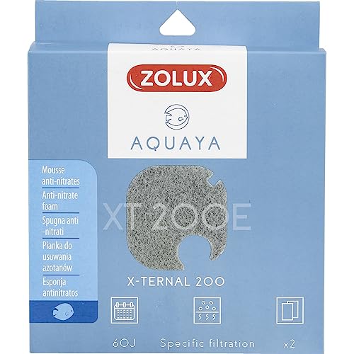 Zolux ZO-330244 Filter für XT-200 E Nitrat-Schaum, 2 Stück von Zolux