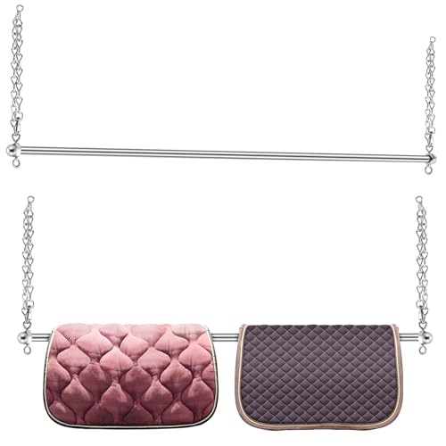 Zonon Pferdedecken-Halter, 91,4 cm, Reisedecke, Bar, Sattelunterlage, Pferdeanhänger, Organizer, Halter für Western-Sattelunterlagen, Handtücher, Aufbewahrungszubehör, 2 Stück von Zonon