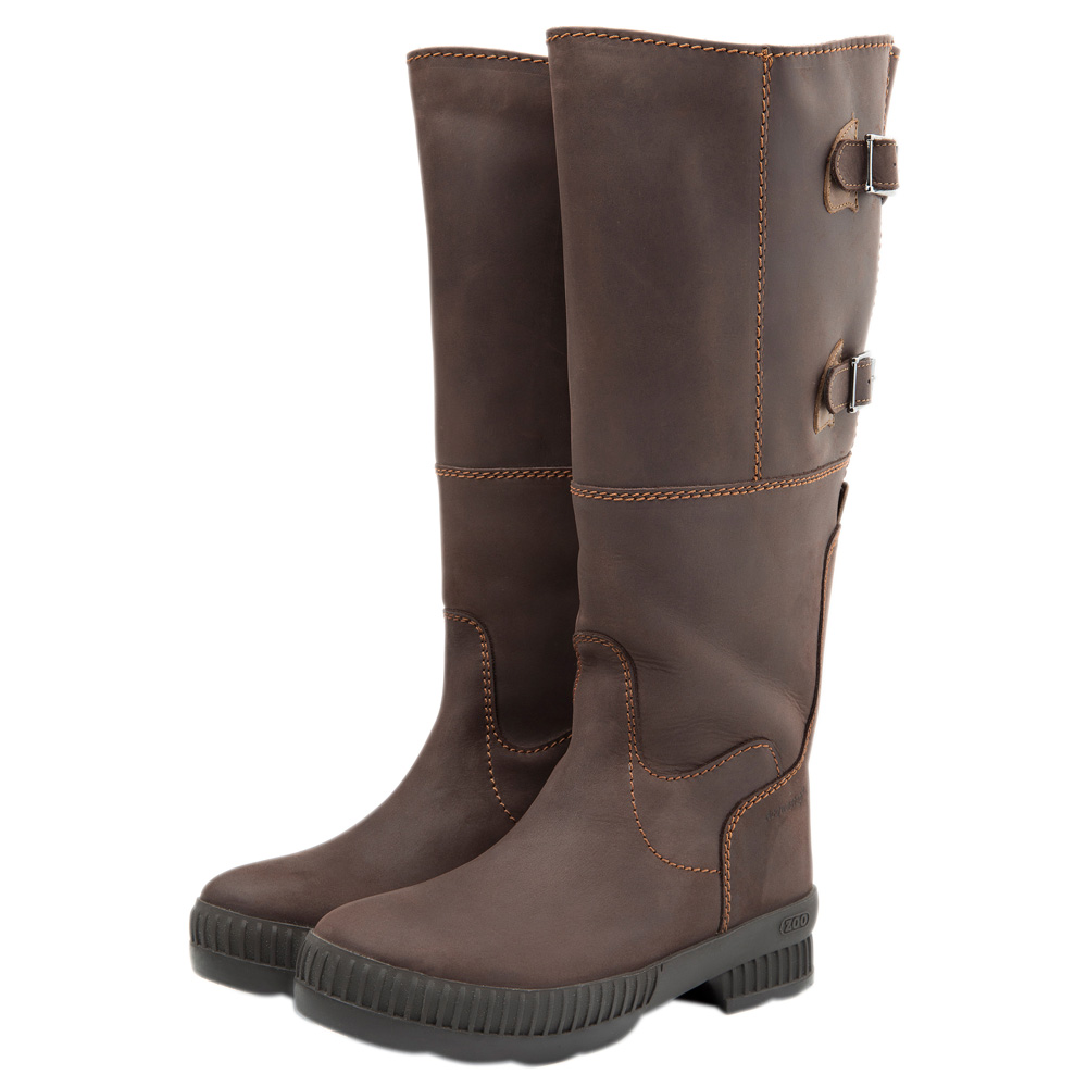 Zoo Damen Stiefel Sunshine Alieke Greasy braun, Gr. 36 von Zoo Adventure