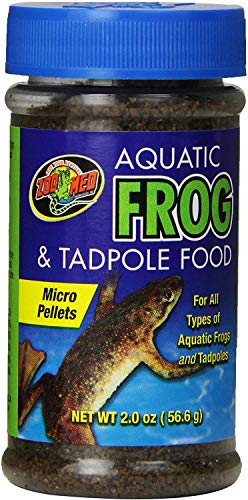 Zoo Med Aquatic Frogs and Tadpoles Healthy Food Micro Pellet 2 ounces - 10 Pack von Zoo Med