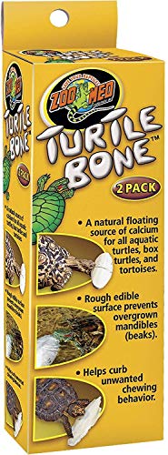 (2 Pack) Zoo Med Turtle Bone Natural Floating Source of Calcium 2 Bones von Zoo Med