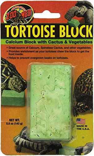 Zoo Med Banquet Tortoise Block Food and Calcium Supplement 5 ounces - 3 Pack von Zoo Med