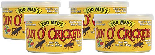 Zoo Med Can O' Crickets Canned Food for Reptiles 1.2 ounces - 4 Pack von Zoo Med
