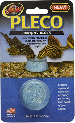 (4 Pack) Zoo Med Labs Feeder Pleco Banquet Food Block for Sucker-mouth Catfish von Zoo Med