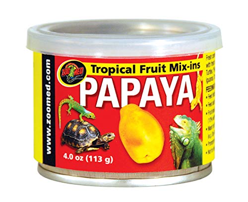 Zoo Med Tropical Fruit Mix-ins Papaya Reptile Food, 3.4-Ounce - 4 Pack von Zoo Med