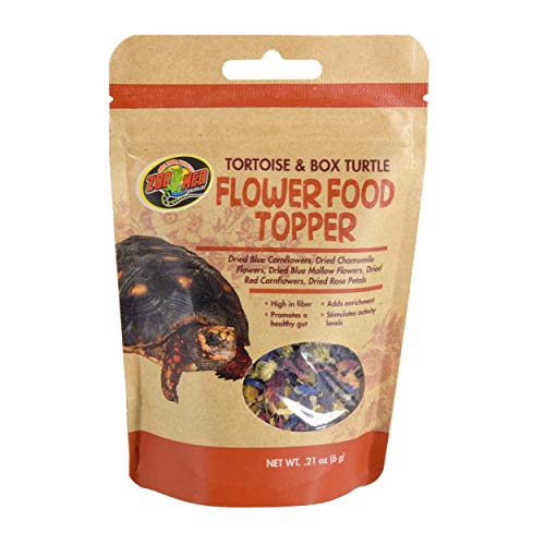 Zoo Med Flower Food Topper for Tortoise and Box Turtle 0.21 ounce - 6 Pack von Zoo Med