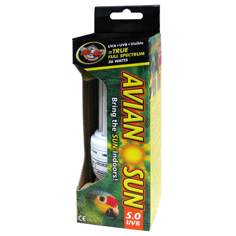 AvianSun 5.0 UVB Compact Fluorescent Bird Lamp - 26 W von Zoo Med