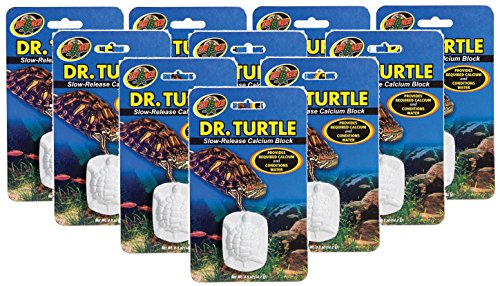 Zoo Med (10 Pack) Dr.Turtle Slow Release Calcium Block Provides Required Calcium von Zoo Med