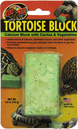 Zoo Med (2 Pack) Banquet Tortoise Block Food and Calcium Supplement 5 Ounces von Zoo Med
