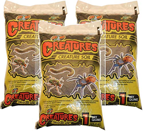 Zoo Med (3 Pack) Creature Soil for Invertebrates and live Plants 2 pounds von Zoo Med