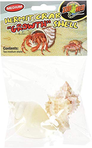 Zoo Med (3 Pack) Hermit Crab Growth Shell 2 Medium Shells von Zoo Med