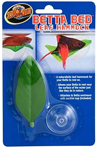Zoo Med (3 Pack) Labs Ornament Betta Bed Leaf Hammock Natural Resting Place von Zoo Med