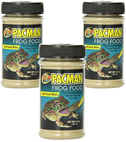 Zoo Med (3 Pack) Pacman Frog Soft Food Bites Formulated to Meet Dietary Needs 2oz von Zoo Med