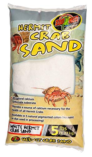 Zoo Med (3 Pack) White Hermit Crab Sand Natural Calcium Carbonate Substrate 5-lb von Zoo Med