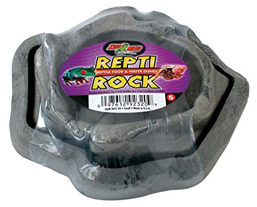 Zoo Med (6 Pack) Repti-Rock Dish Combo - Food and Water Dish for Reptiles, Small von Zoo Med