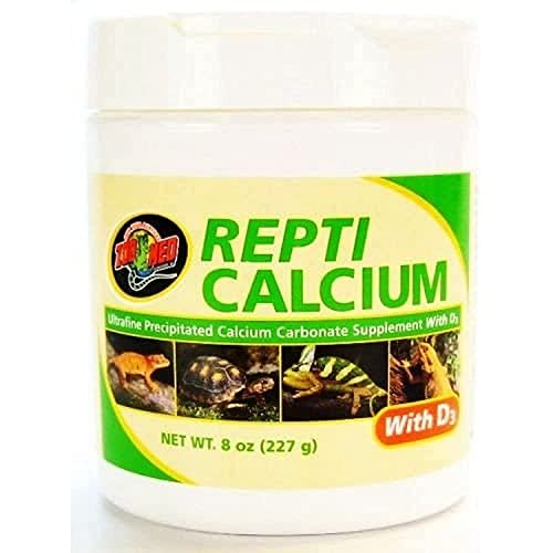 Zoo Med A34-8E Repti Calcium mit D3, 227 g, Vitaminpulver mit Kalzium für Reptilien von Zoo Med