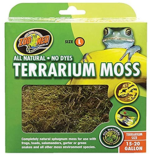 Zoo Med CF2-LE Terrarium Moss, L natürliches Moos für Terrarien von Zoo Med