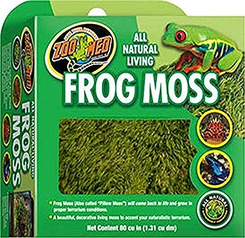 Zoo Med CF3-FME All Natural Frog Moss, 1.31 l, natürliches Moos, erhöht die Feuchtigkeit im Terrarium von Zoo Med