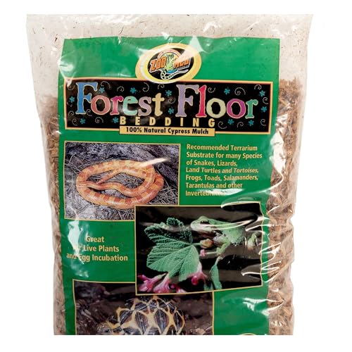 Croci Zoo Med CM-8E Forest Floor, 8.8 L, Zypressen Mulch Bodengrund für Terrarien von Croci