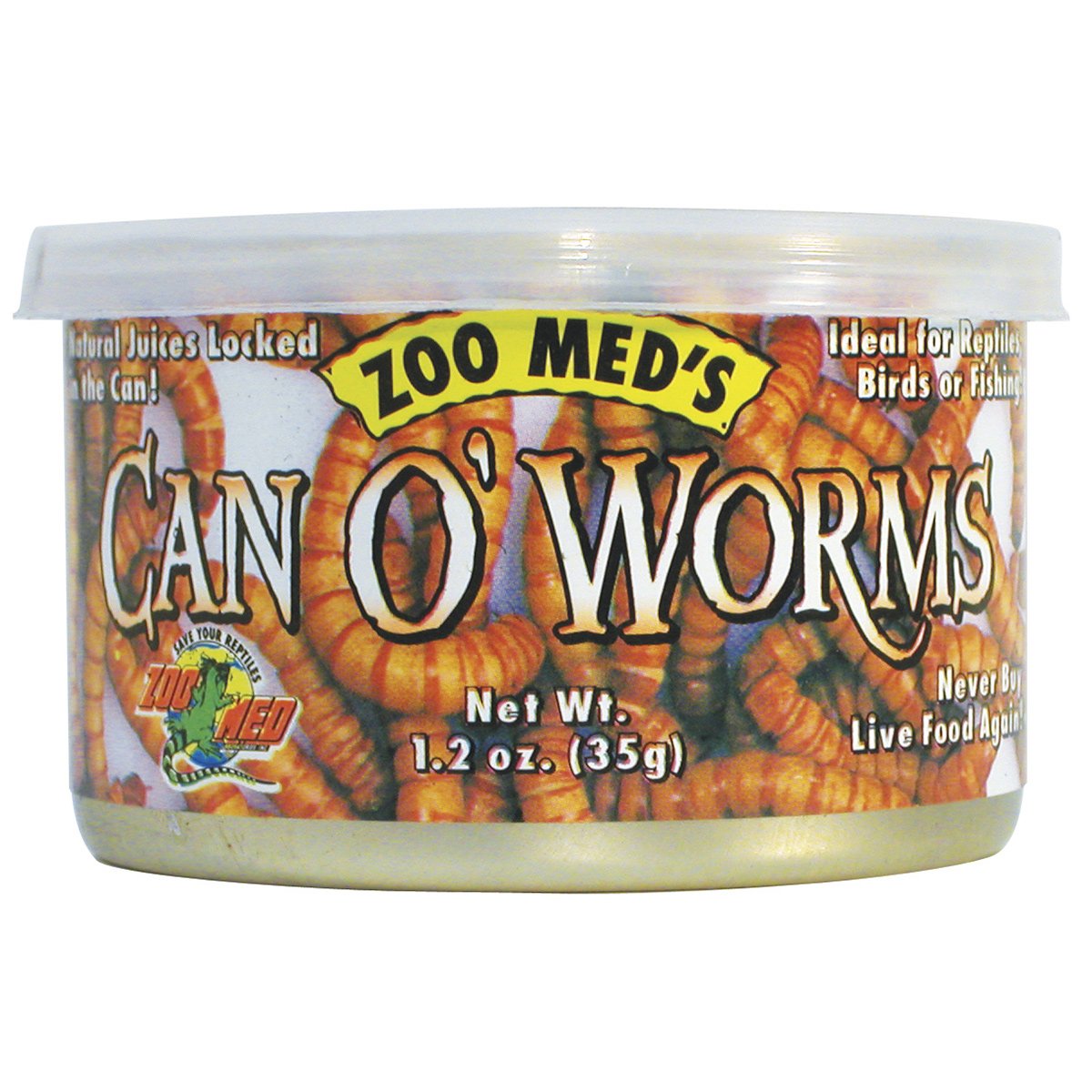 Zoo Med Can o' Worms 35g, ca. 300 Mehlwürmer von Zoo Med