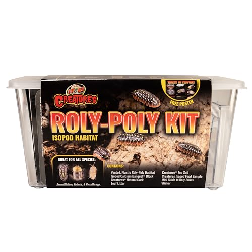 Zoo Med Creatures Isopod Habitat Roly-Poly-Set, 26 x 12,7 cm (L x H) von Zoo Med