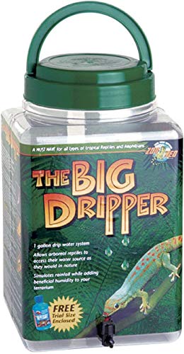 Zoo Med (2 Pack) The Big Dripper 1 Gallon Drip Water System Tropical Reptiles von Zoo Med