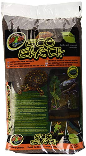 Zoo Med Eco Earth 23L Kokosnuss-Bodensubstrat - zur Erhöhung der Luftfeuchtigkeit im Terrarium von Zoo Med