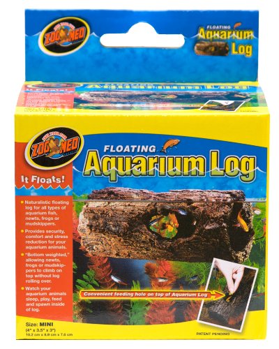 Zoo Med FA-5 Floating Aquarium Log, schwimmendes Versteck für Fische und Amphibien von Zoo Med