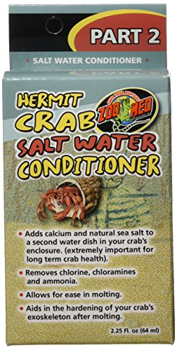 Zoo Med Hermit Crab Salzwasseraufbereiter, 64 ml von Zoo Med
