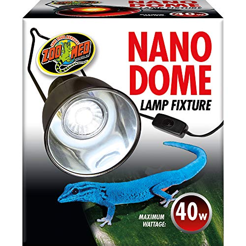 Zoo Med LF-35e Nano Dome Lamp Fixture - Lampenfassung für Nano-Terrarien 40 W E27, 1 Stück (1er Pack) von Zoo Med