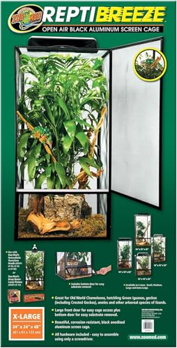 Zoo Med NT-10 ReptiBreeze Aluminium Terrarium 40 x 40 x 50 cm von Croci