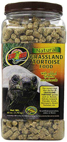 Zoo Med Natural Grassland Tortoise Food 1,70kg, Futterpellets für Landschildkröten von Zoo Med
