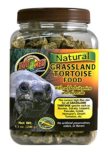 Zoo Med Natural Grassland Tortoise Food 241g, Futterpellets für Landschildkröten von Zoo Med