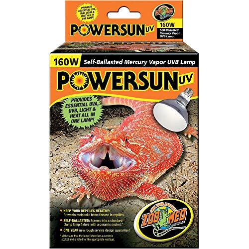 Zoo Med PUV-10E PowerSun UV Lampe für Reptilien 160 Watt von Zoo Med