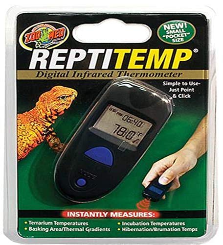 Zoo Med RT-1 Repti Temp Digital-Infrarot-Thermometer für Terrarien und Inkubatoren von Zoo Med