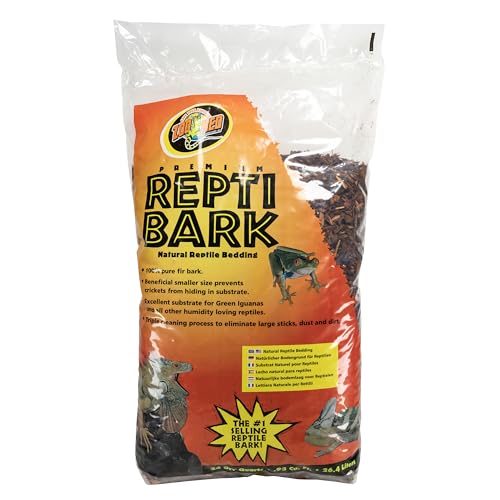 Zoo Med Repti Bark – Terrariendekoration, kleine natürliche Tannenrinde, wiederverwendbar, 26.4 l von Zoo Med