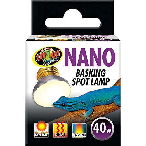 Zoo Med SL-40NE Nano Basking Spot Lamp 40 W - Tageslicht Wärmelampe für Nano Terrarien von Zoo Med