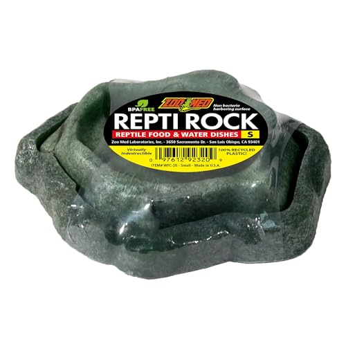 Zoo Med WFC-20E Repti Rock Combo Dish, SM, 2-teiliger Futternapf für Reptilien von Zoo Med