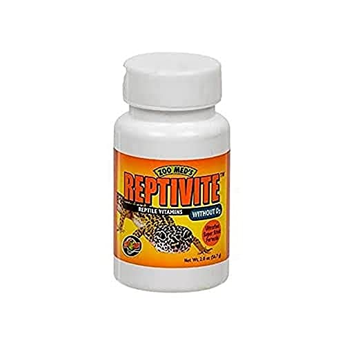 ZooMed Reptivite ohne Vitamin D3, 57g, Nahrungsergänzungsmittel Vitamine für Reptilien von Zoo Med