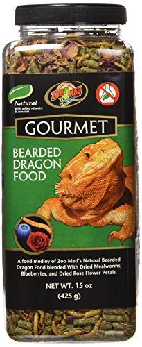Zoomed Gourmet Bearded Dragon Food - natürliches Hauptfutter für Bartagamen, 1er Pack (1 x 383 g) von Zoo Med
