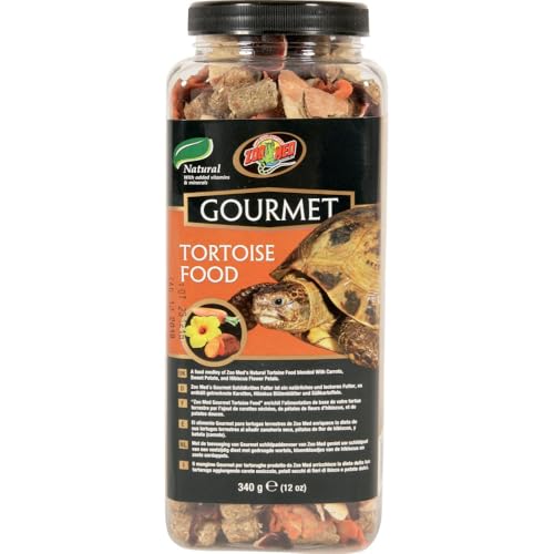 Zoomed Gourmet Tortoise Food - natürliches Hauptfutter für Schildkröten, 1er Pack (1 x 340 g) von Zoo Med